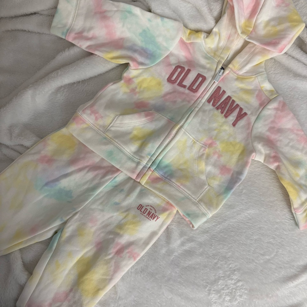 Old Navy Tie-Dye Hoodie and Pants Set